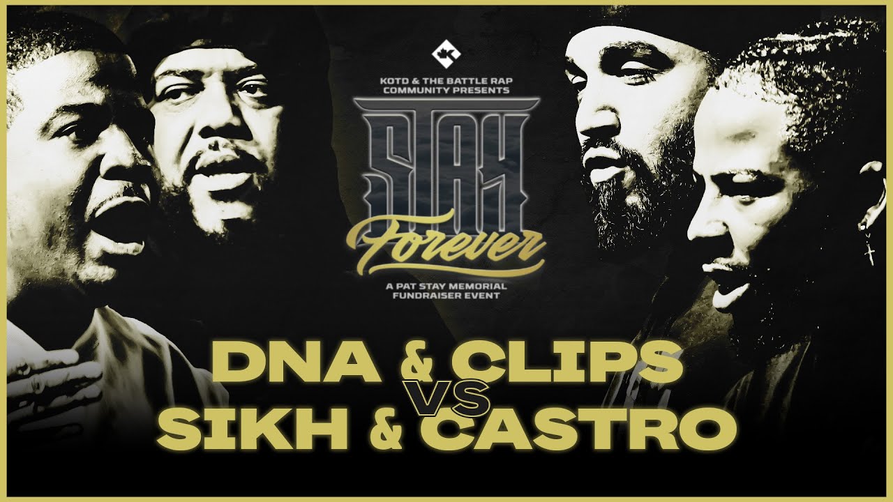 Charlie Clips & DNA vs. Real Sikh & Lu Castro KOTD King of the Dot