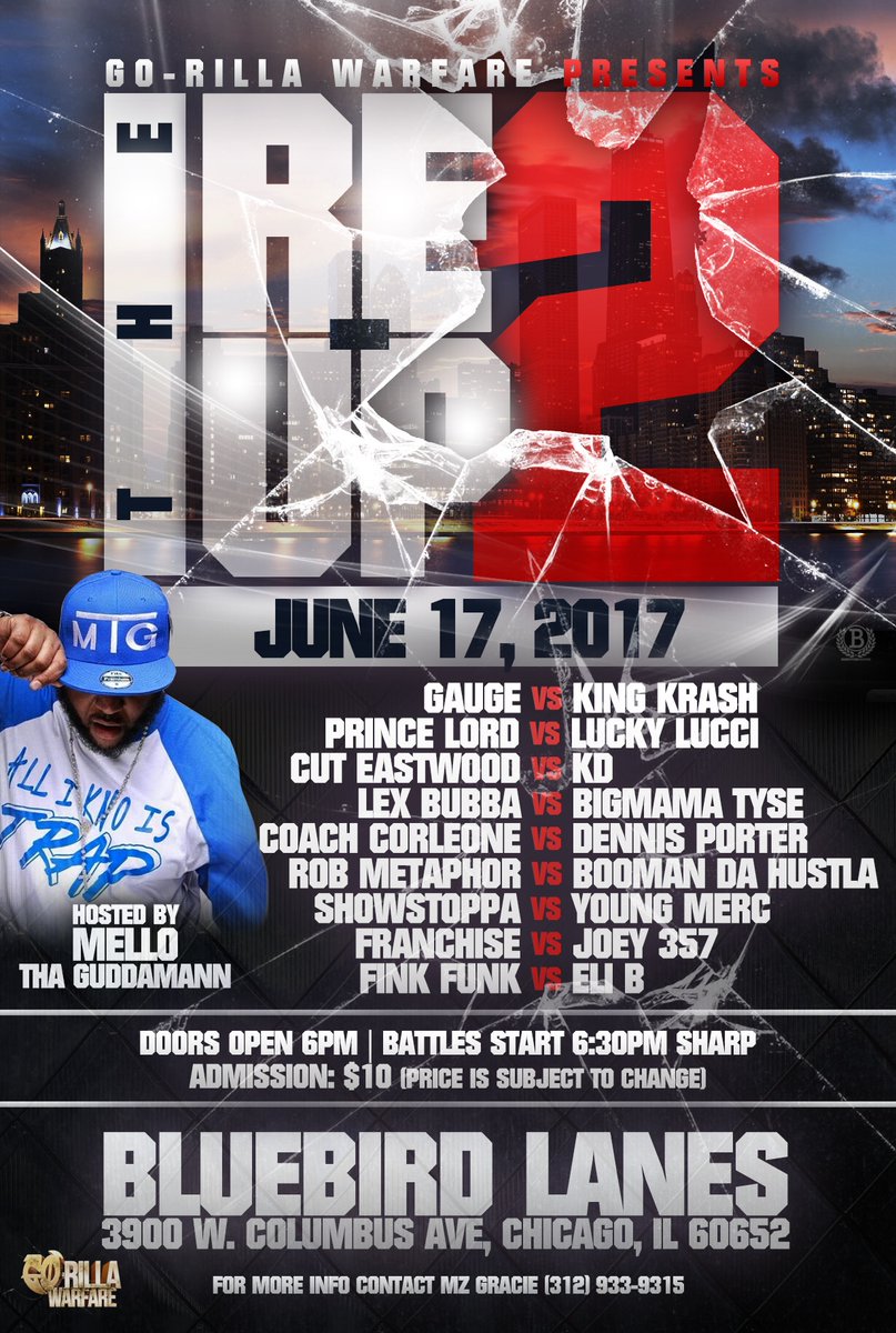 The Re Up 2 Go Rilla Warfare Battle Rap Event Versetracker