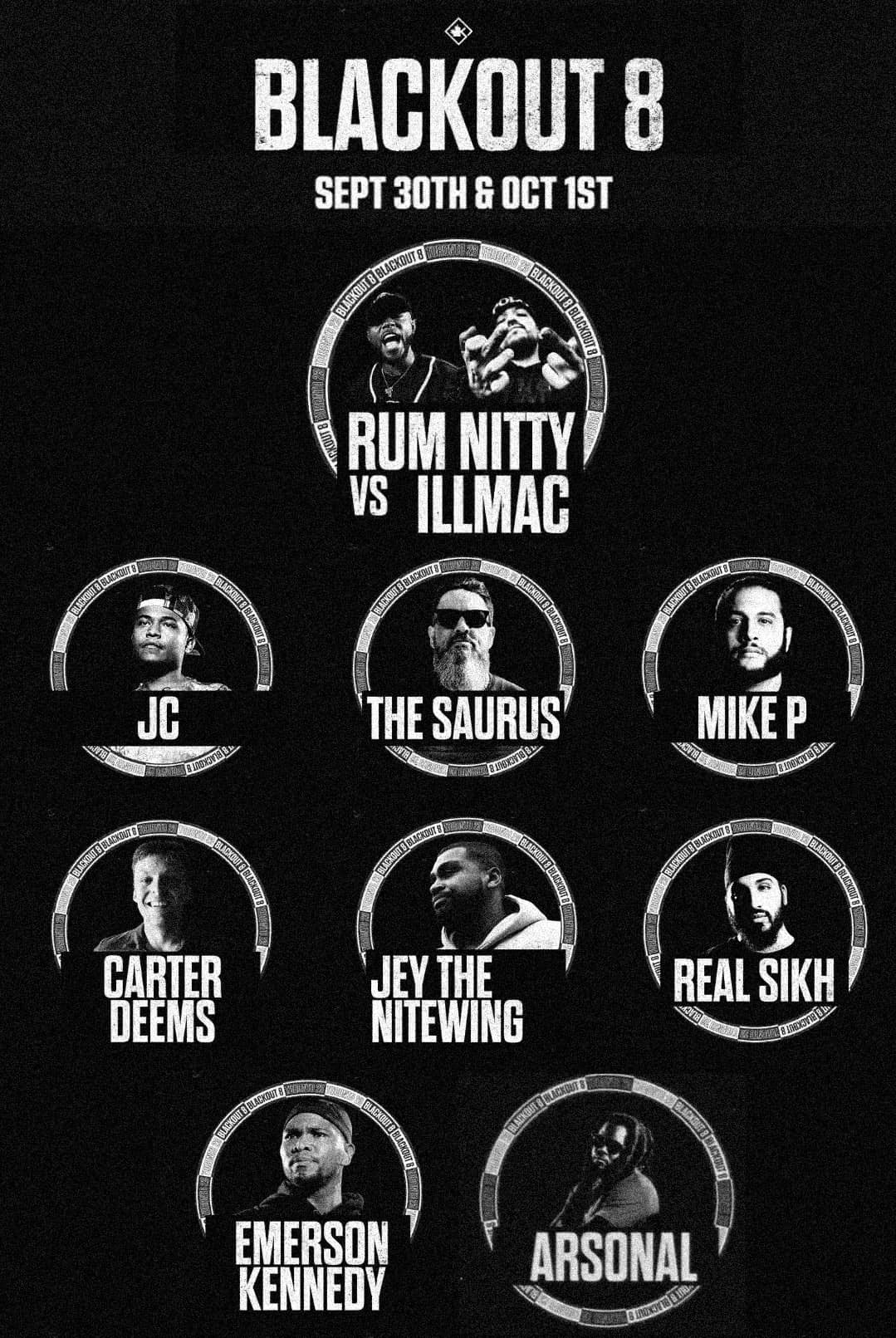 Blackout 8 KOTD King of the Dot Battle Rap Event VerseTracker