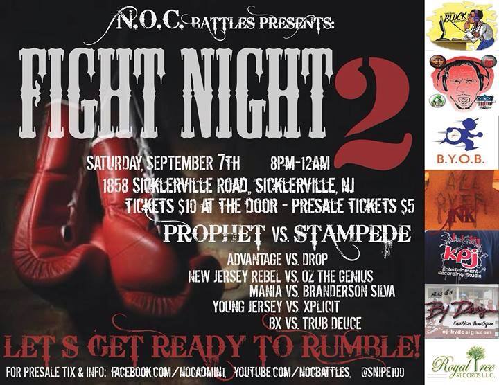 Fight Night 2 - NOC Battles | Battle Rap Event | VerseTracker