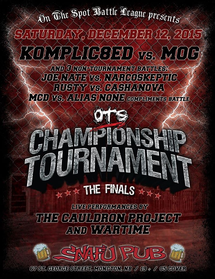 OTS Championship Tournament The Finals On The Spot Battle League