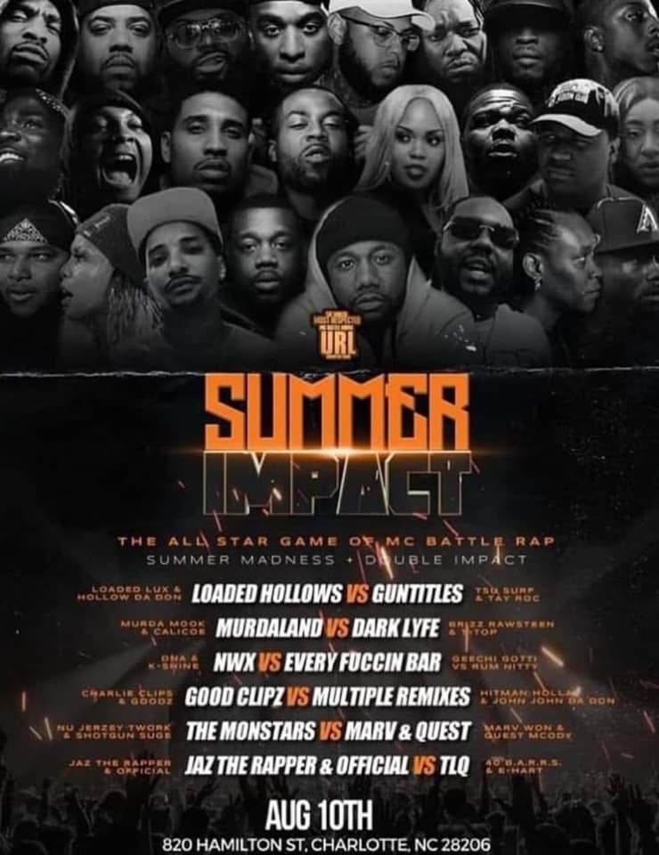 Summer Impact Ultimate Rap League Battle Rap Event VerseTracker