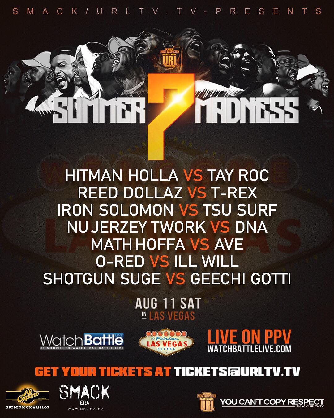 Summer Madness 7 - URL: Ultimate Rap League | Battle Rap Event 