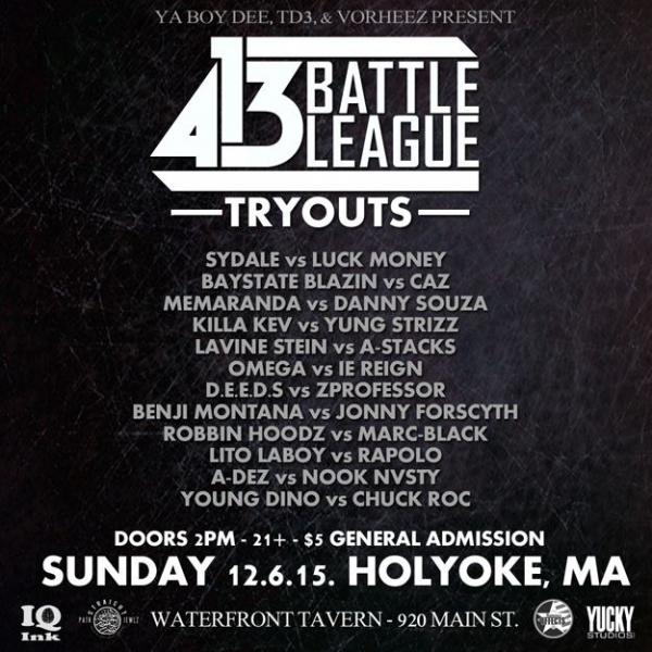 413 Battle League Tryouts - 413 Battle League Tryouts - December 6 2015