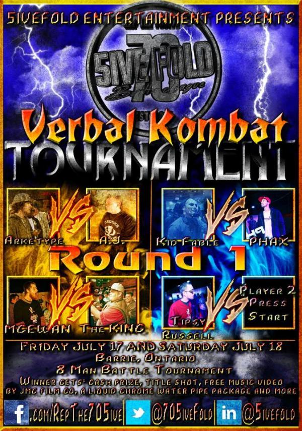 5iveFold Battlegrounds - Verbal Kombat Tournament - Round 1