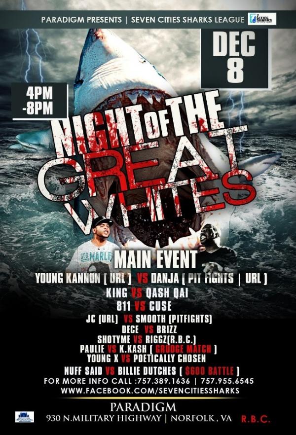 7 Cities Sharks - Night of the Great Whites