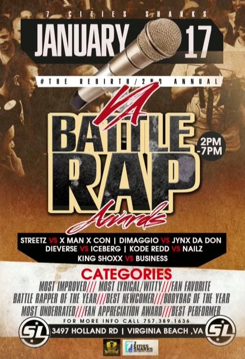 7 Cities Sharks - VA Battle Rap Awards