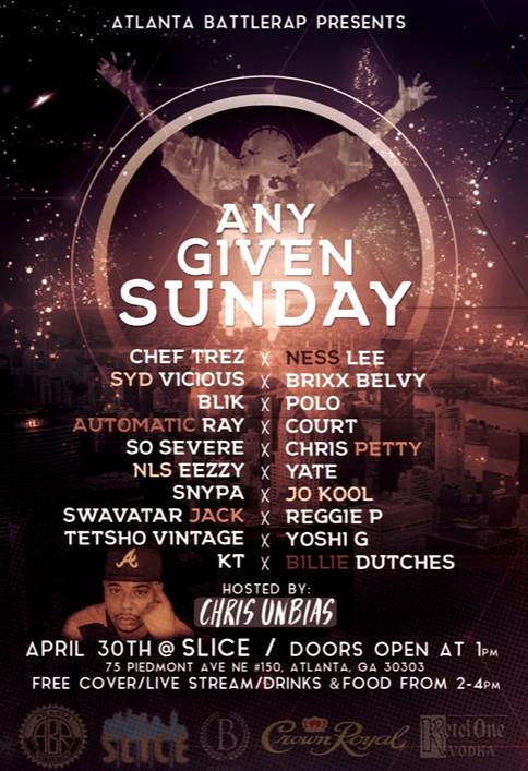 Atlanta Battle Rap - Any Given Sunday (Atlanta Battle Rap)