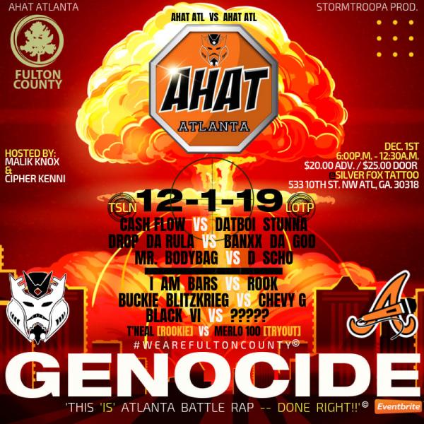 Fulton County Champions - Genocide (AHAT Atlanta)