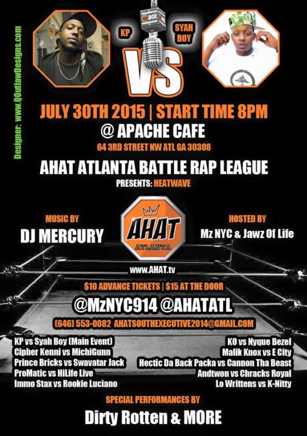 Atlanta Battle Rap - Heatwave - AHAT