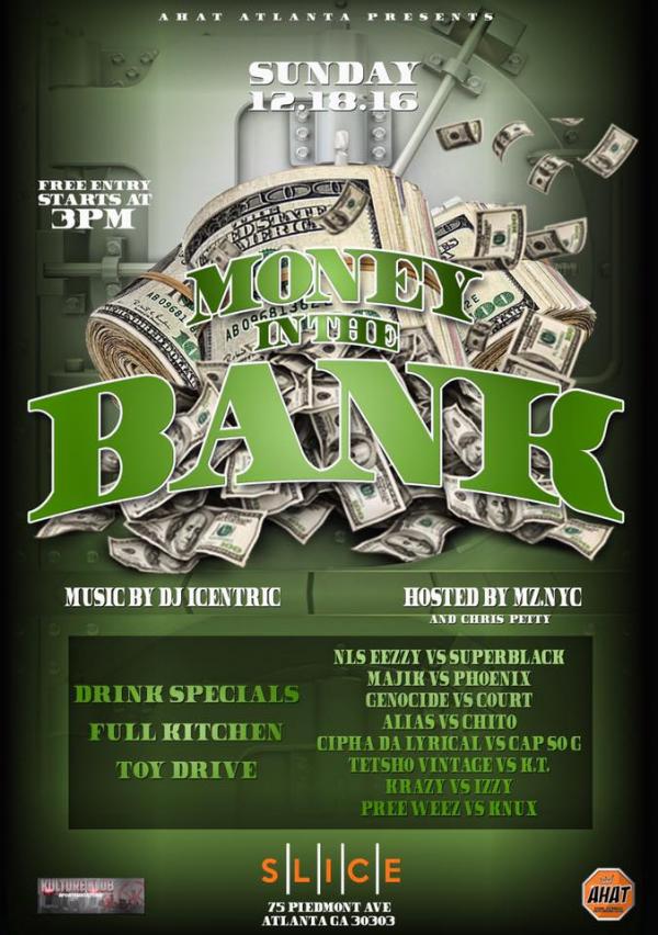 Atlanta Battle Rap - Money in the Bank (AHAT Atlanta)