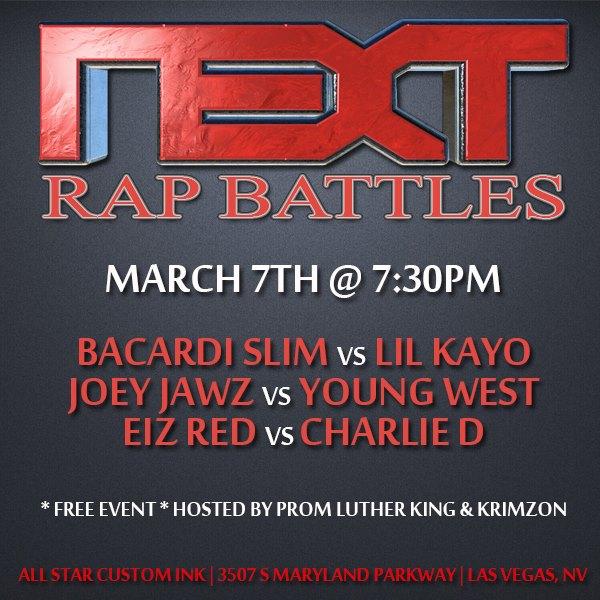 AHAT Next - Next Rap Battles - March 7 2015 Event