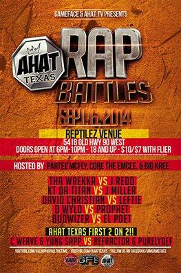 AHAT Texas - Ahat Texas Rap Battles - September 6 2014
