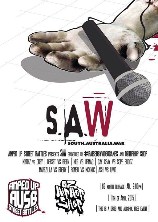 Amped Up Entertainment - S.A.W. - South Australia War