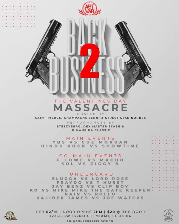 Art of War 305 - Back 2 Business: The Valentine's Day Massacre