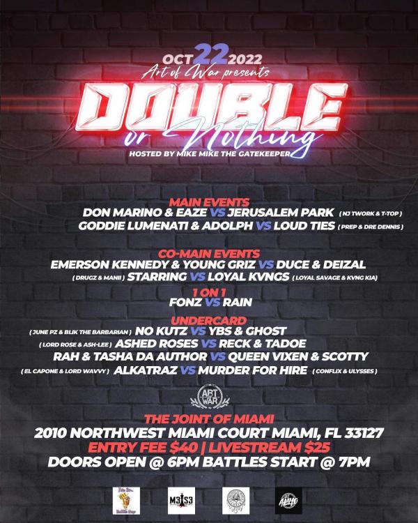 Art of War 305 - Double or Nothing