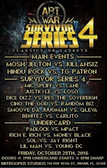 Art of War 305 - Survivor Series 4