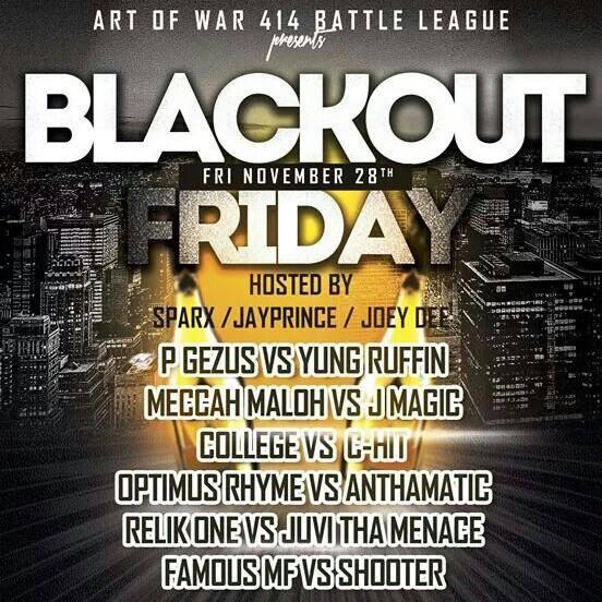 Art Of War 414 - Blackout Friday
