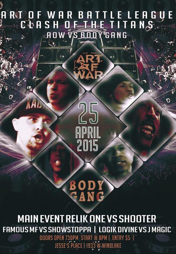 Art Of War 414 - Clash of the Titans - AOW vs. Bodygang