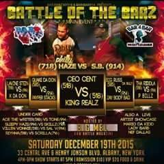 Bar Warz NY - Battle of the Barz