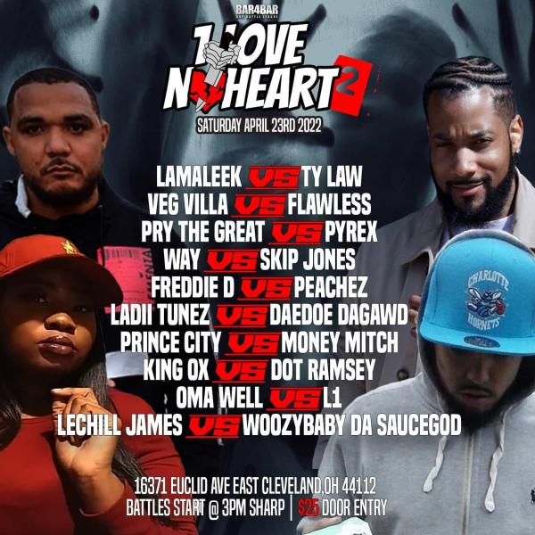 Bar4Bar Rap Battle League - 1 Love No Heart 2