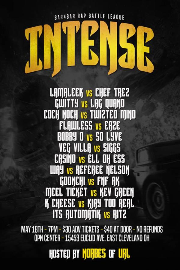 Bar4Bar Rap Battle League - Intense