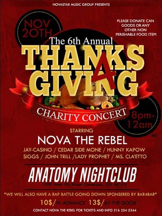 Bar4Bar Rap Battle League - The 6th Annual - Thanks 4 Giving Charity Concert