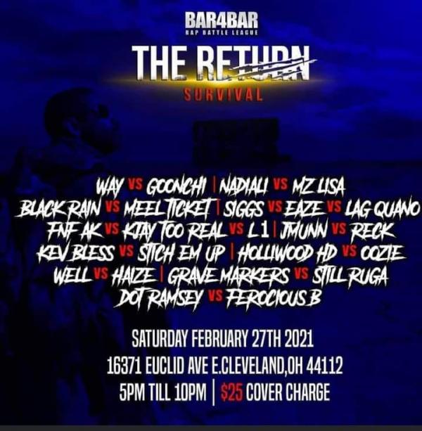 Bar4Bar Rap Battle League - The Return: Survival