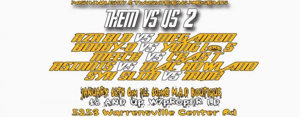 Bar4Bar Rap Battle League - Them vs. Us 2