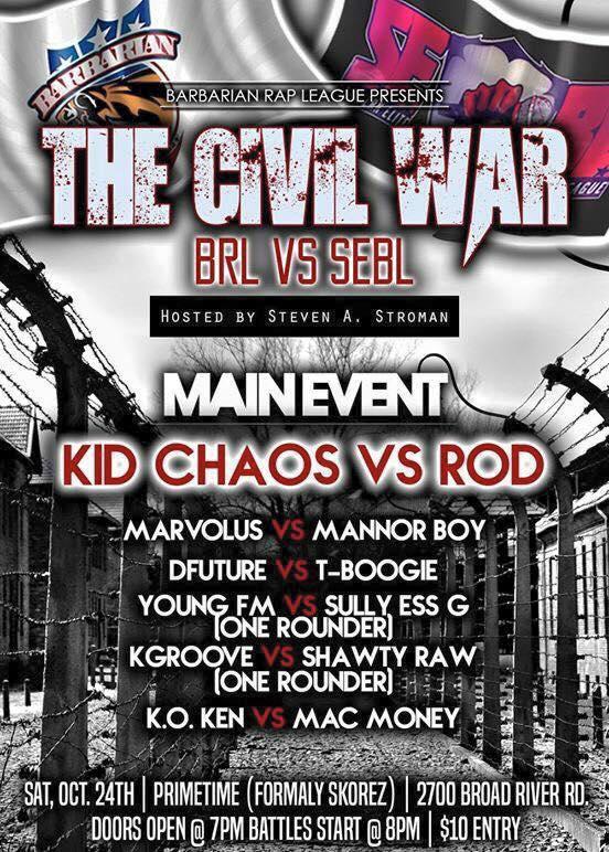 Barbarian Rap League - The Civil War