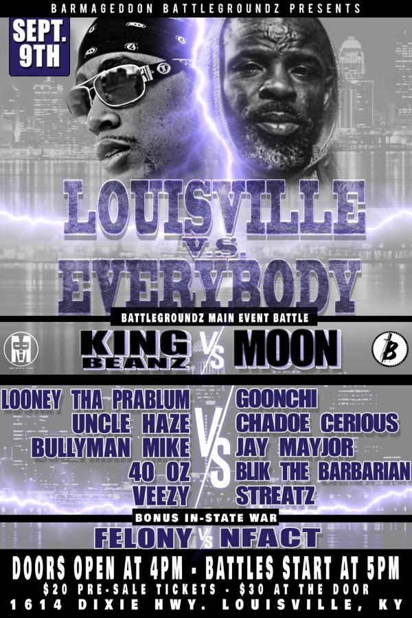 Barmageddon Battlegroundz - Louisville vs. Everybody