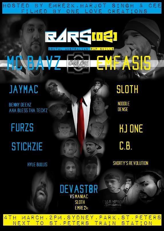 BARS (02) - BARZ (02) First Event