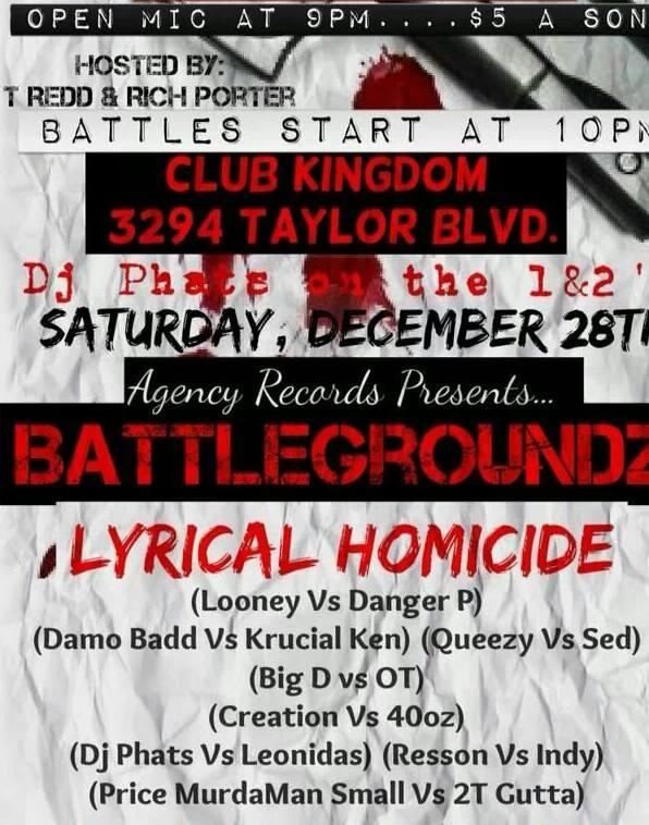 Battle Groundz Louisville - Lyrical Homicide