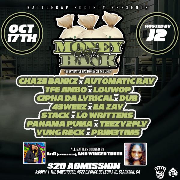BattleRap Society - Money in the Bank