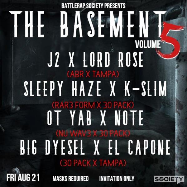 BattleRap Society - The Basement: Volume 5