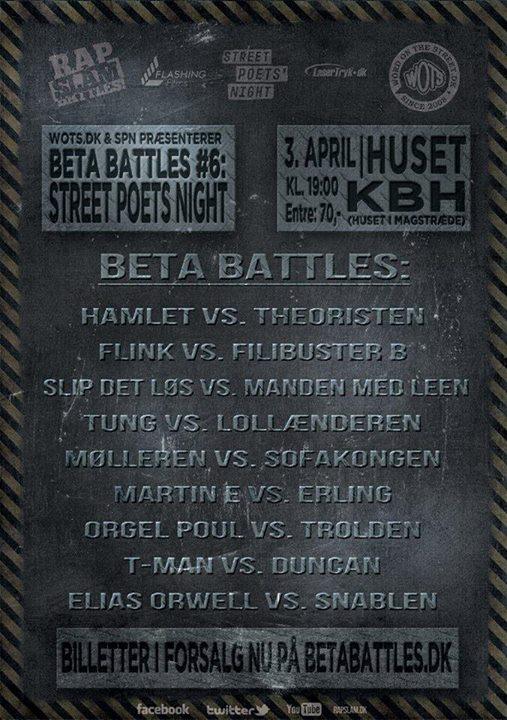 Beta Battles - Beta Battles #6: Street Poets Night