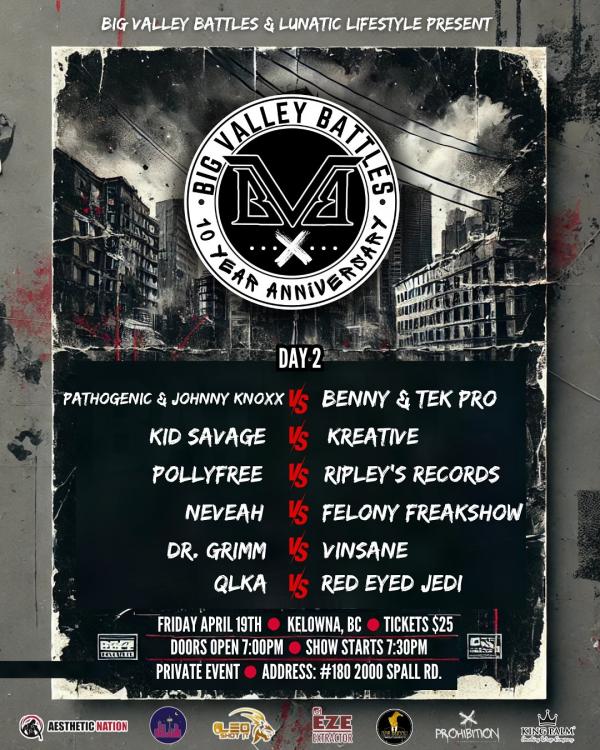 Big Valley Battles - Big Valley Battles X: 10 Year Anniversary