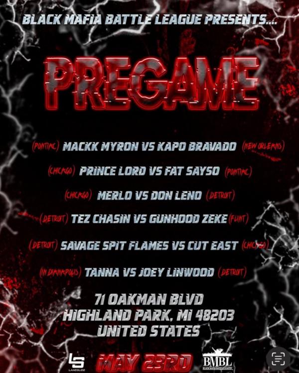 Black Mafia Battle League - Pregame