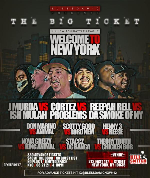 Bless Da Mic - The Big Ticket: Welcome to New York