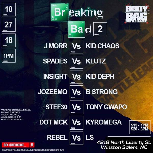 Body Bag Battle League - Breaking Bad 2