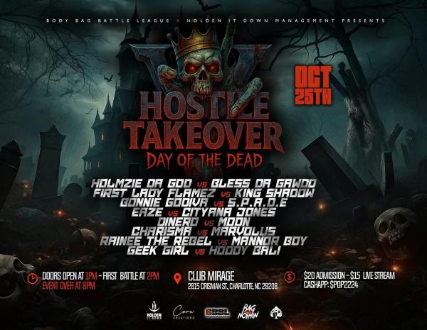 Body Bag Battle League - Hostile Takeover: Day of the Dead