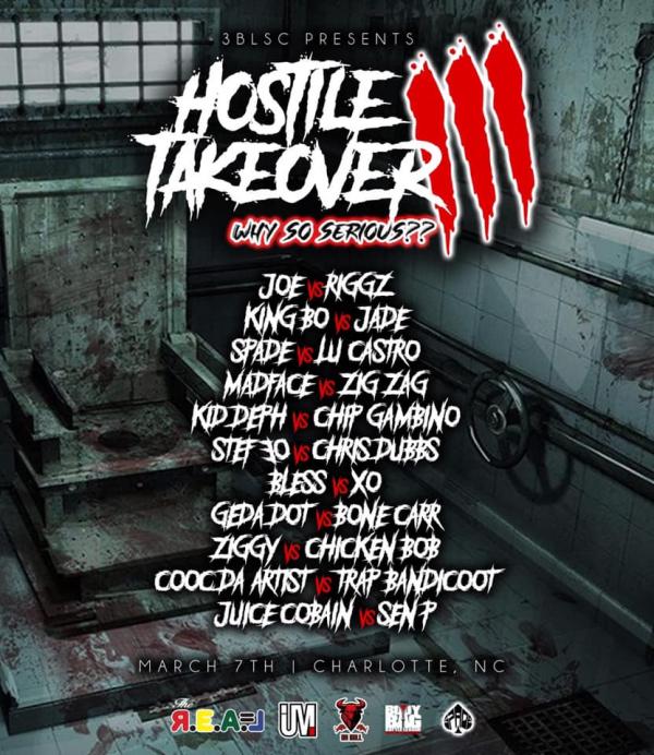 Body Bag Battle League - Hostile Takeover III: Why So Serious?