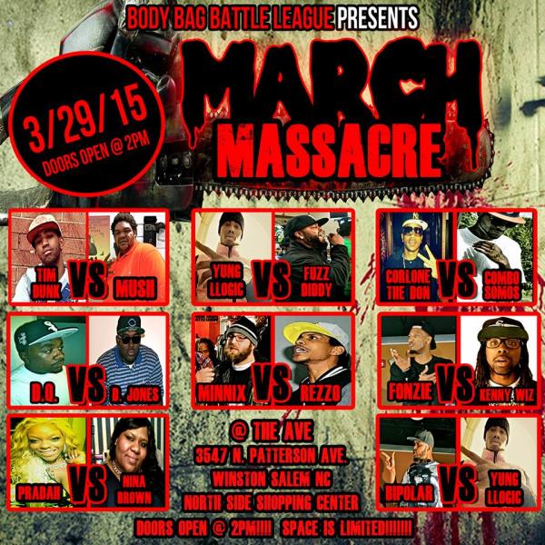 Body Bag Battle League - March Massacre - Body Bag