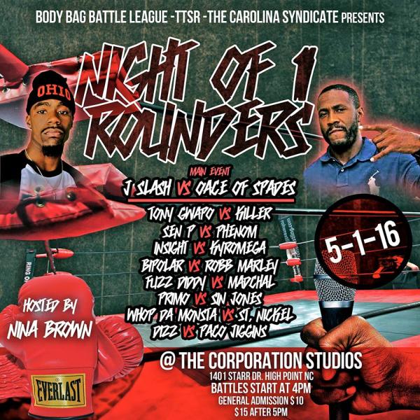 Body Bag Battle League - Night of 1 Rounders