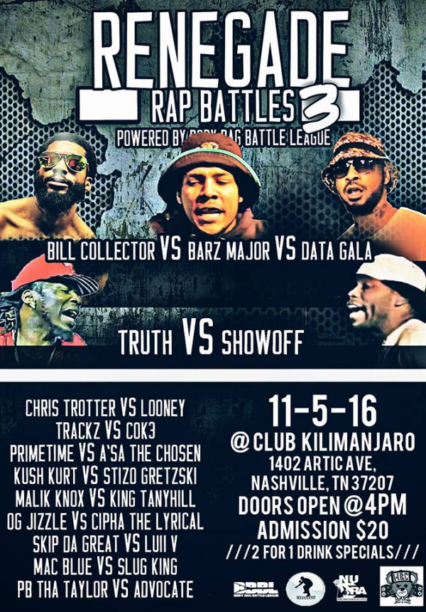 Body Bag Battle League - Renegade Rap Battles 3