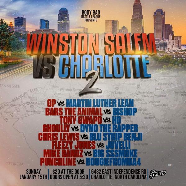 Body Bag Battle League - Winston Salem vs. Charlotte 2