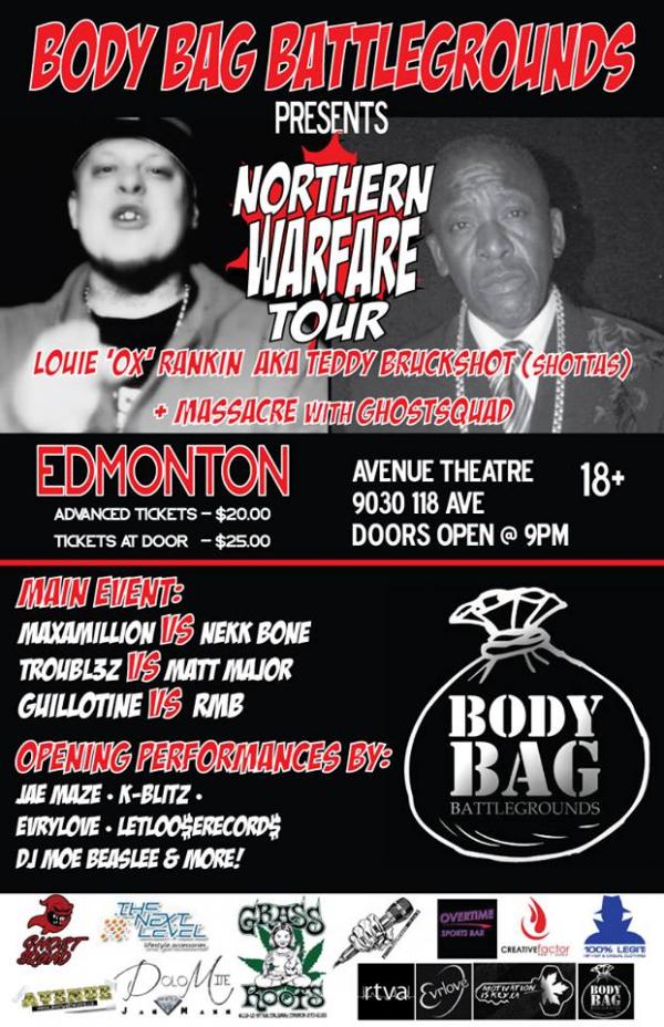 Body Bag Battlegrounds - Northern Warfare Tour