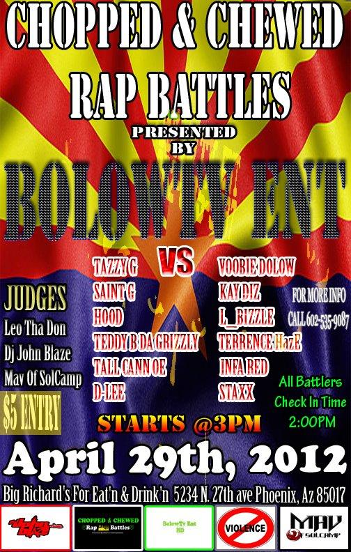 BolowTv Entertainment - Chopped and Chewed Rap Battles