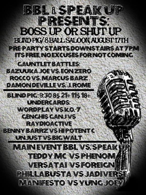 Boss Battle League - Boss Up Or Shut Up