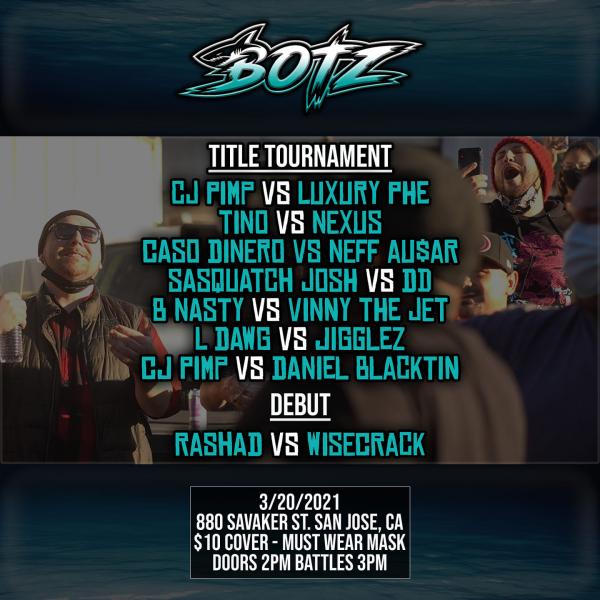 BOTZ Battles - BOTZ Title Tournament (March 20 2021)